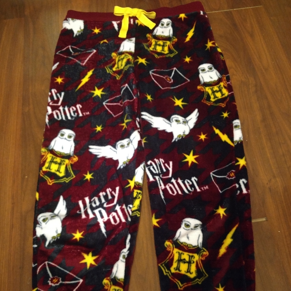 NWOT Harry Potter Women's Fleece Pajama Pants M
